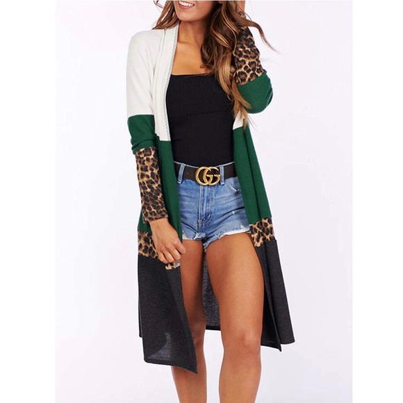 NWT Long Knit Cardigan Sweater - Picture 3 of 6